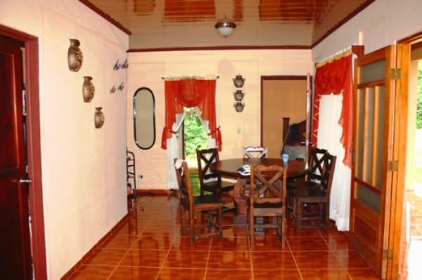 Tico-Style 4BR Home bordered by Bubbling Stream In Tronadora - 4