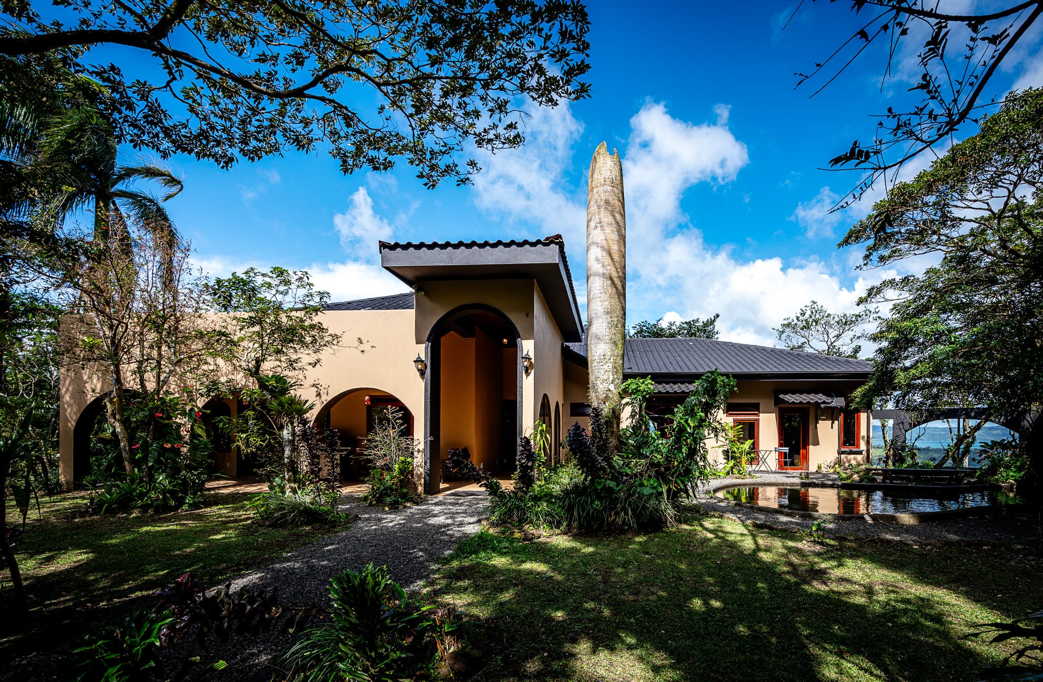 Spacious Arenal View Home with Cabins, Pavilion & Nature Trails 