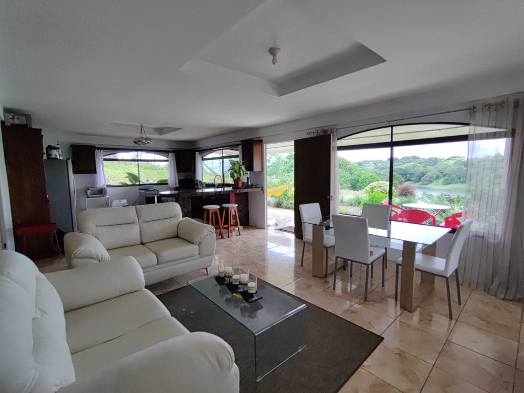 A Super Private, Furnished, LAKE FRONT,Property with Newer Tico House  - 3